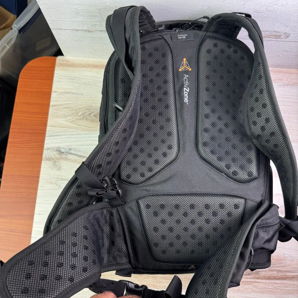 Lowepro‎ ProTactic 350 AW Camera Backpack Black ActivZone Laptop Compartment